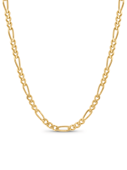 Figaro Chain Necklace In Gold