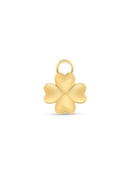 Clover Earring Charm In Gold