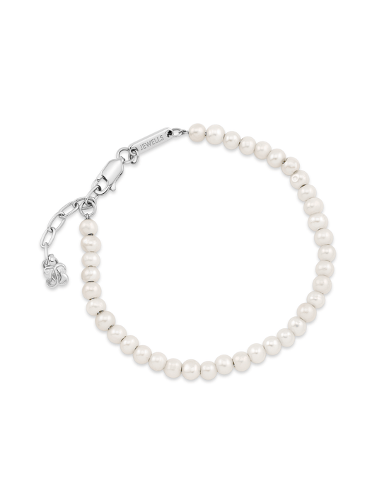 Freshwater Pearl Bracelet In Silver