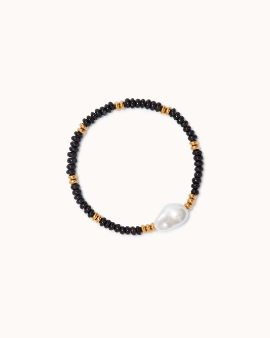 Bead & Freshwater Pearl Bracelet