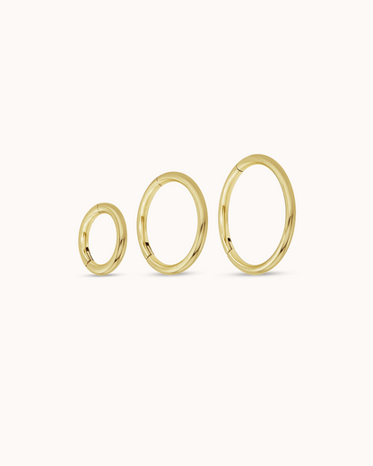 Seamless Hoop In Gold