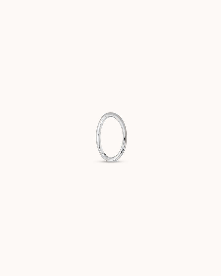 Seamless Hoop In Platinum