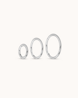 Seamless Hoop In Platinum