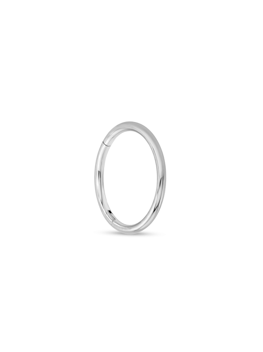 Seamless Hoop In Platinum