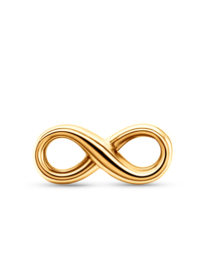 Infinity Piercing Stud In Gold