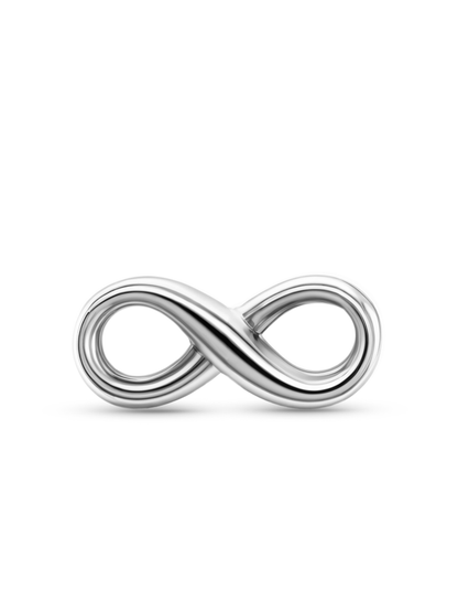 Infinity Piercing Stud In Platinum