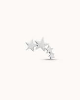 4 Star Bar Piercing Stud In Platinum