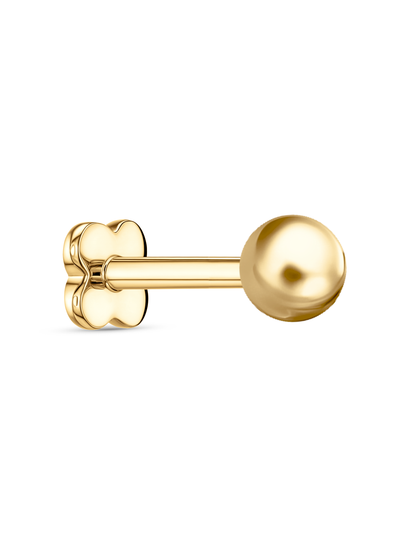 Ball Piercing Stud In Gold