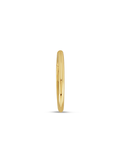 Seamless 14K Gold Hoop