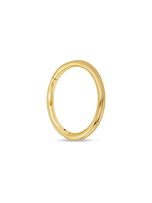 Seamless 14K Gold Hoop