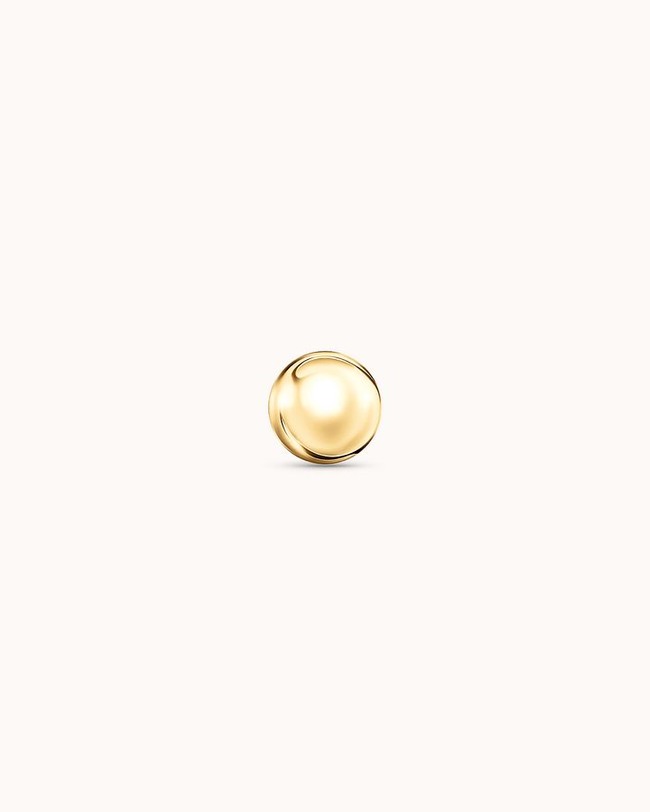 14K Gold Ball Piercing Stud