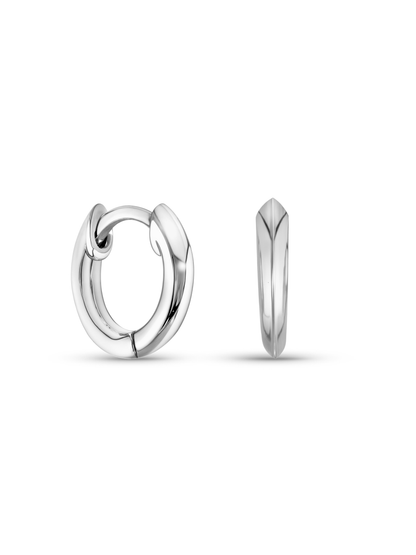 Seamless Mini Hoops In Silver