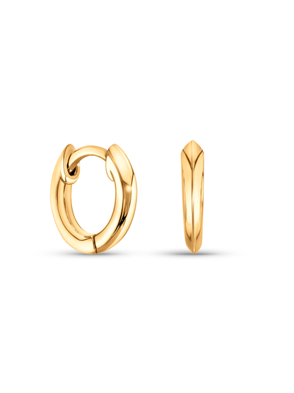 Seamless Mini Hoops In Gold