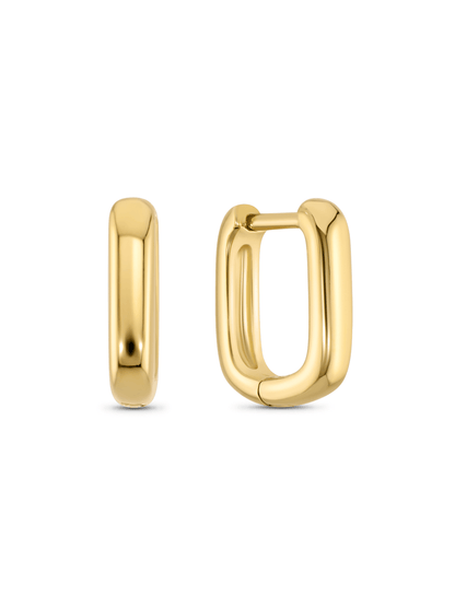 Seamless Rectangular Huggies in Gold