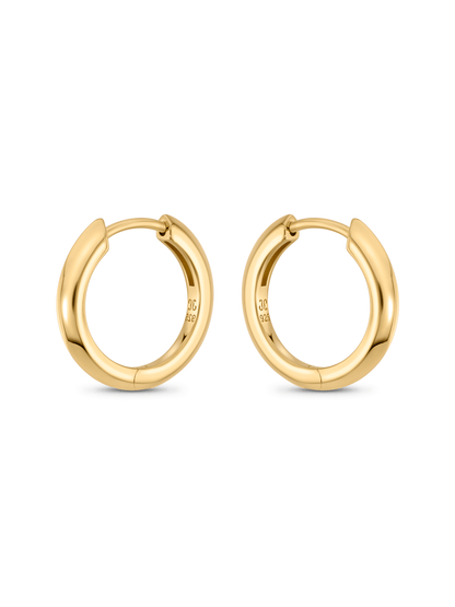 Tusk Hoops in Gold