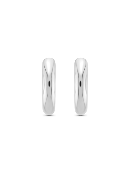 Seamless 15Mm Hoops In Silver