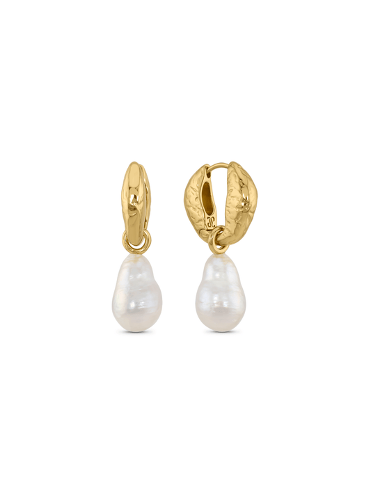 Aurum Pearl Drop Earrings