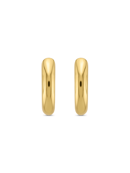 Seamless 15Mm Hoops In Gold