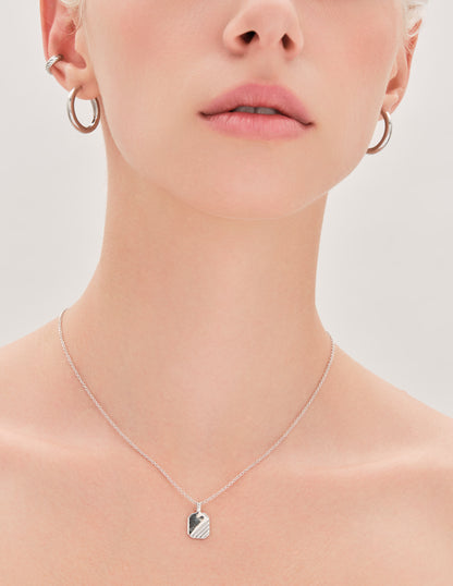 Smooth Hinge Hoops In Silver