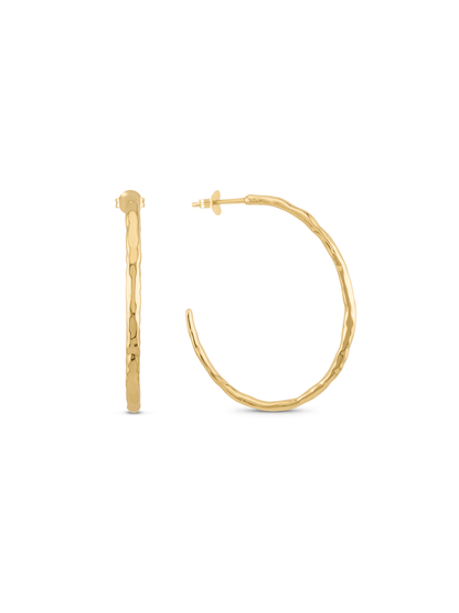 Slim Aurum Hoops In Gold