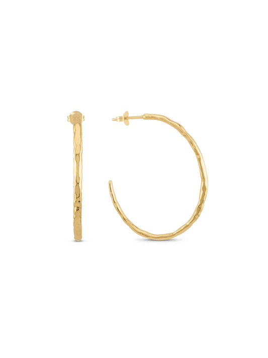 Slim Aurum Hoops In Gold