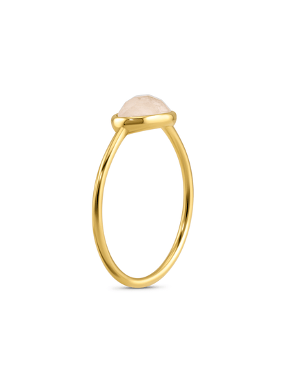 Semi-Precious Moonstone Ring in Gold