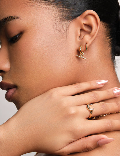 Amulet Horn Ring In Gold