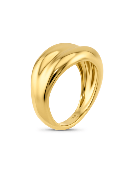 Fluidity Chunky Ring in Gold