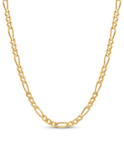 Figaro Chain Necklace In Gold
