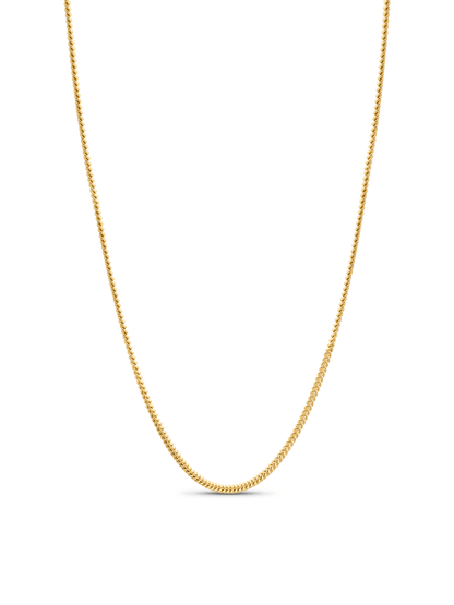 Curb Chain Necklace In Gold