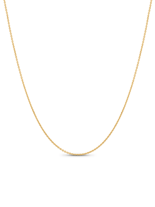 CLASSIC CABLE CHAIN NECKLACE IN GOLD