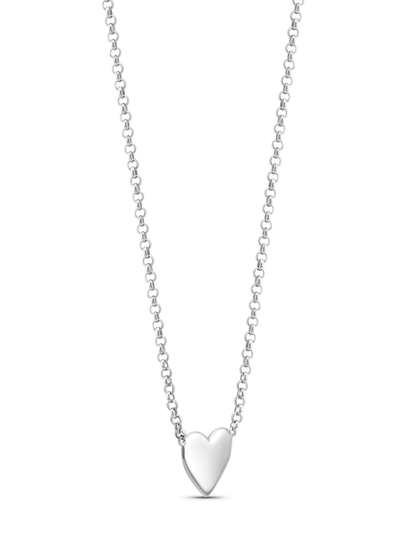 Hearts Pendant Necklace In Silver