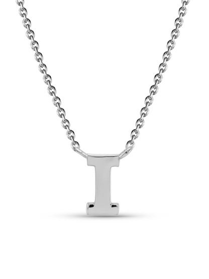 Initial I Necklace In Silver