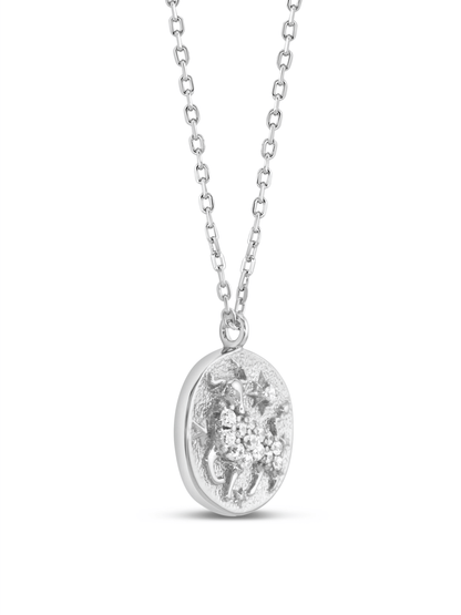 Taurus Horoscope Pendant Necklace In Silver