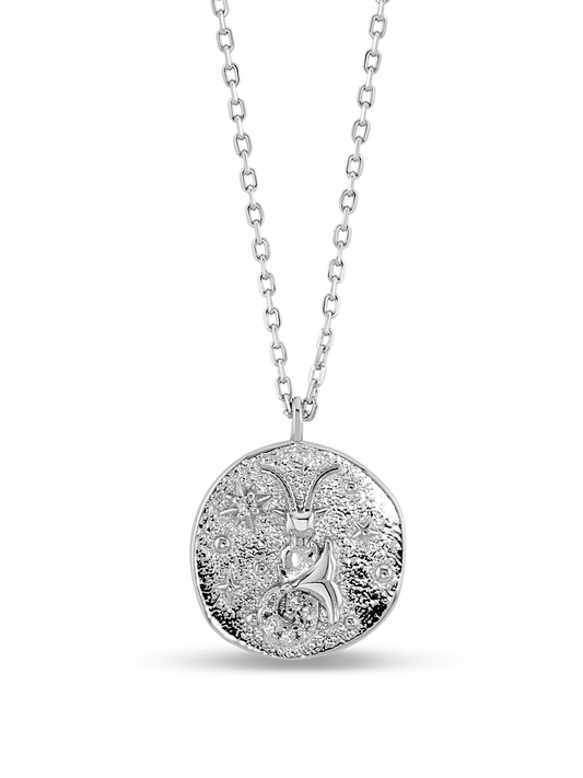 Capricorn Horoscope Pendant Necklace