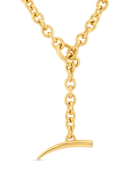 Tusk Necklace In Gold