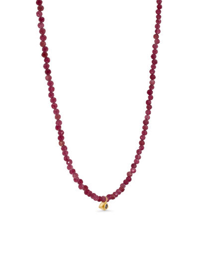 Amulet Beaded Evil Eye Charm Necklace In Gold