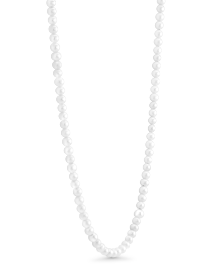 Celestial Seed Pearl Beaded Necklace In Gold