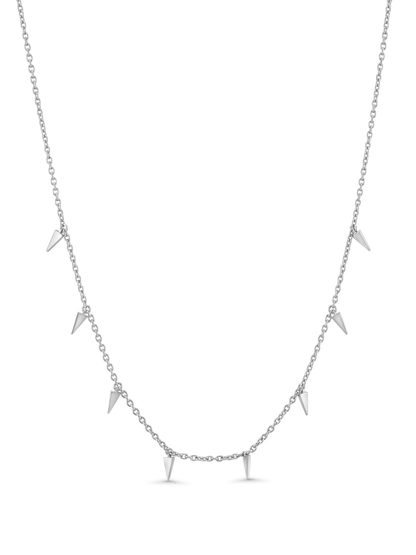 Tusk Station Necklace In Silver