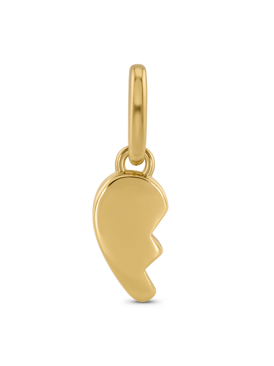 Thread-On Left-Side Friendship Charm In Gold