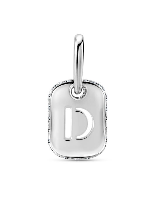 Thread-On Initial D Charm In Silver