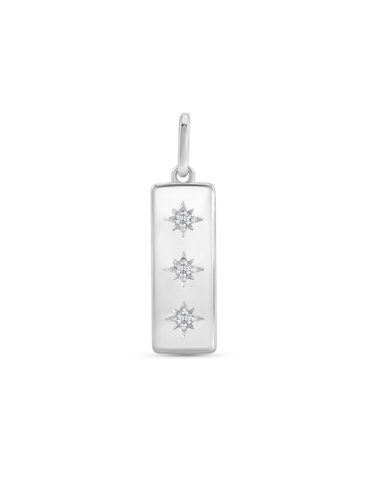 Thread-On Station Set Charm In Silver