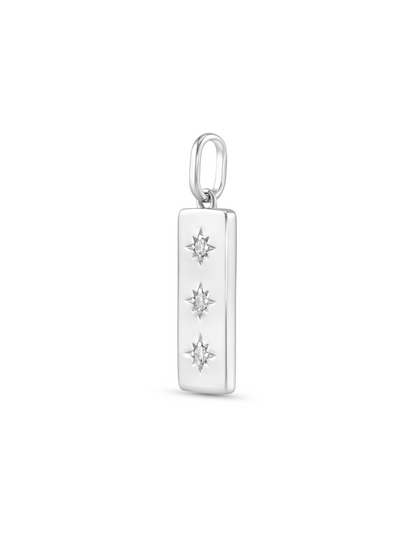 Thread-On Station Set Charm In Silver