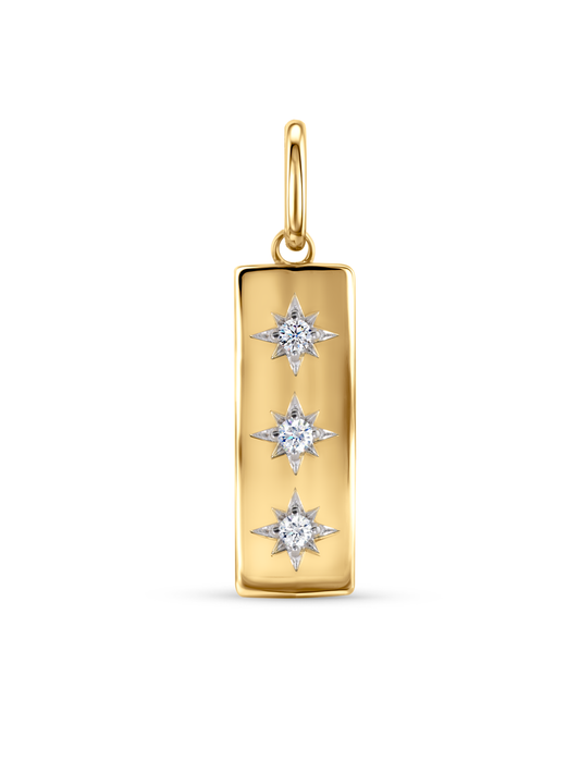 Thread-On Station Set Charm In Gold