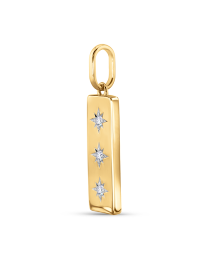 Thread-On Station Set Charm In Gold