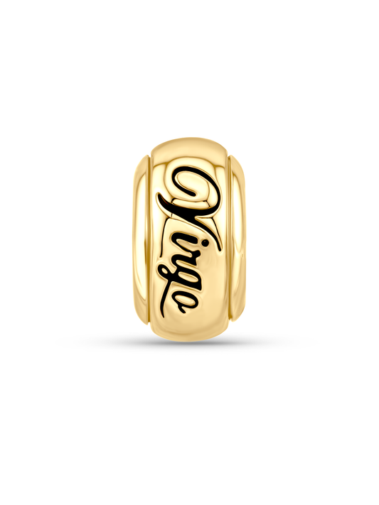 Thread-On 3D Virgo Charm In Gold