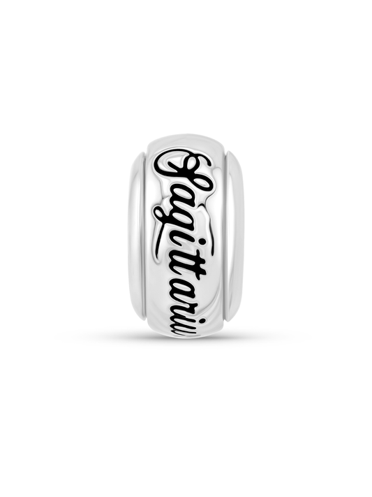 Thread-On 3D Saggitarius Charm In Silver