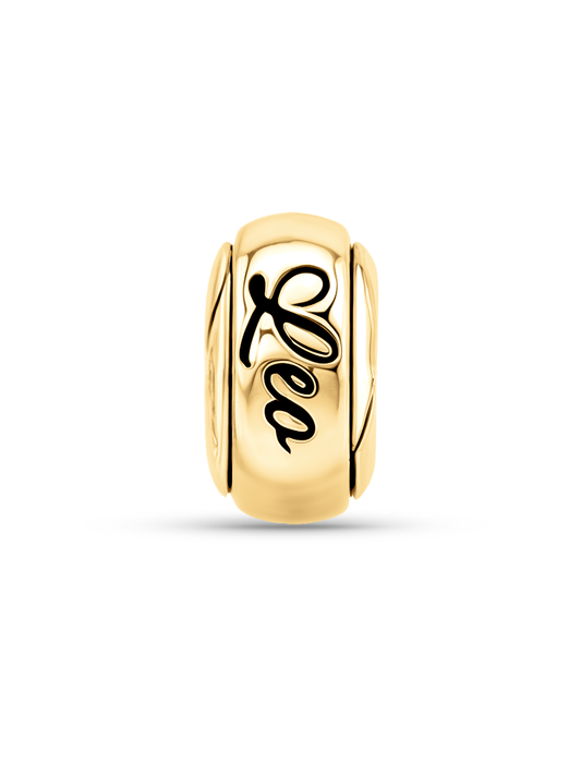 Thread-On 3D Leo Charm In Gold