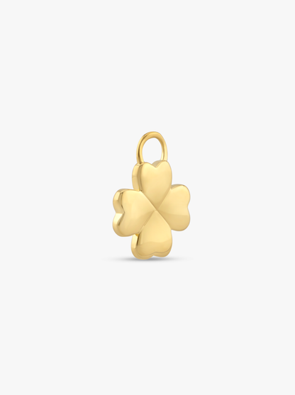 Clover Earring Charm In Gold