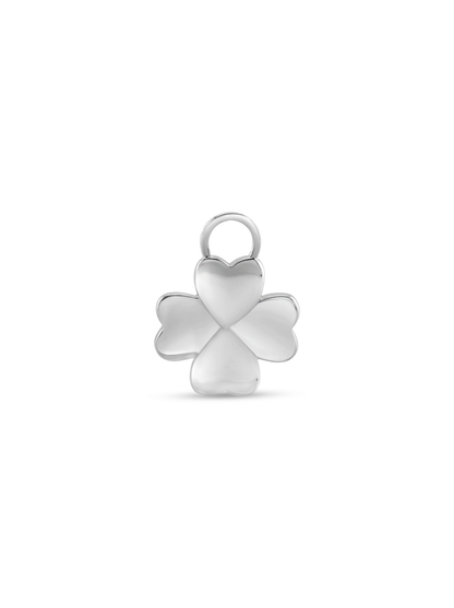 Clover Earring Charm In Silver
